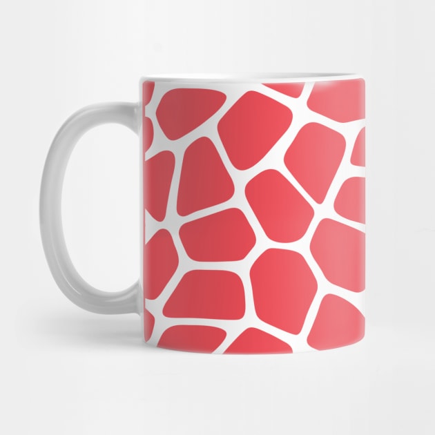 Red Giraffe Print by Ayoub14